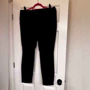 Chico's Black Denim So Perfect Leggings Stretchy | Women’s 3 (16/18)